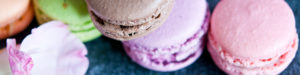 Macaron-leivoksia.