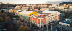 Kuopion Musiikkikeskuksen kesän 2018 remontin aikaan.