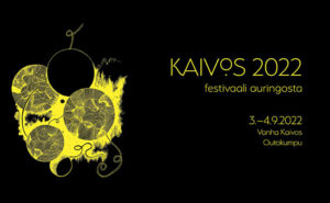 Kaivos-festivaalin logo ja piirroskuva.