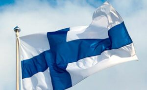 Suomen lippu.