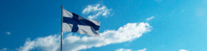 Suomen lippu.