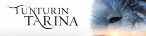Tunturin tarina -teksti ja pöllö.